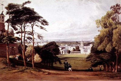 Londra da Greenwich, 1842 da Thomas Shotter Boys